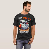 Bowling Is Boo Sheet Halloween Costume Player Team T-shirt (Voorkant volledig)