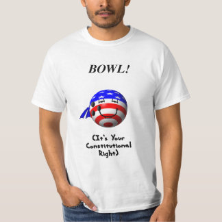Bowling is je recht! t-shirt