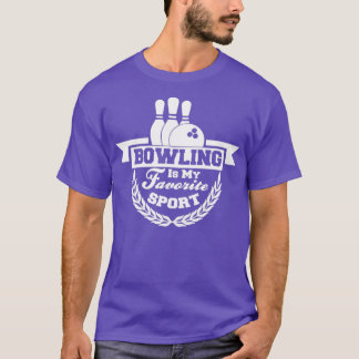 Bowling is mijn favoriete sport 82 3 t-shirt