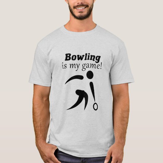 Bowling is mijn spelletje! t-shirt (Voorkant)