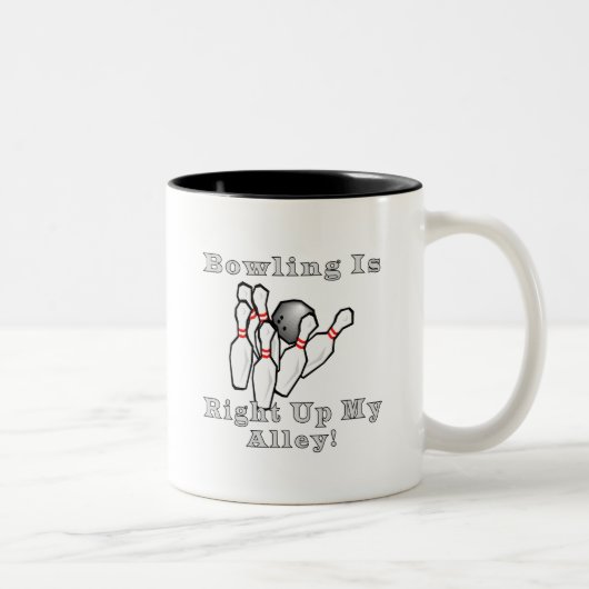 Bowling is tweekleurige koffiemok (Rechts)
