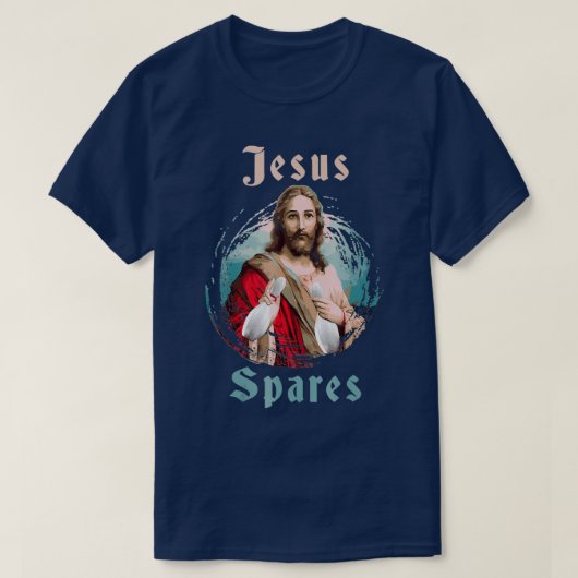 Bowling Jesus Spares Bowling Bowling T-shirt (Design voorkant)