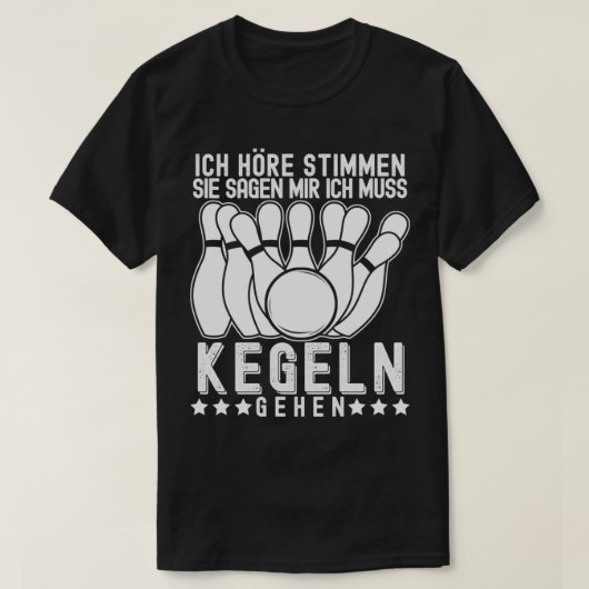 Bowling Joke Bowling Club T T-shirt (Design voorkant)