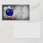 Bowling Kaart Visitekaartje (Voorkant / Achterkant)