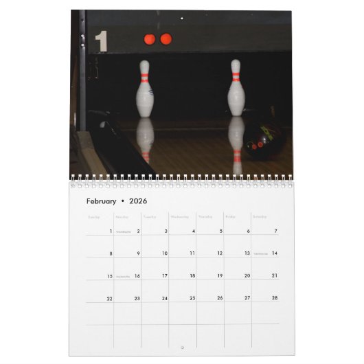 Bowling Kalender (Feb 2026)