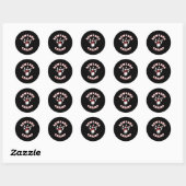 Bowling Kampioen Kampioen Ronde Sticker (Vel)