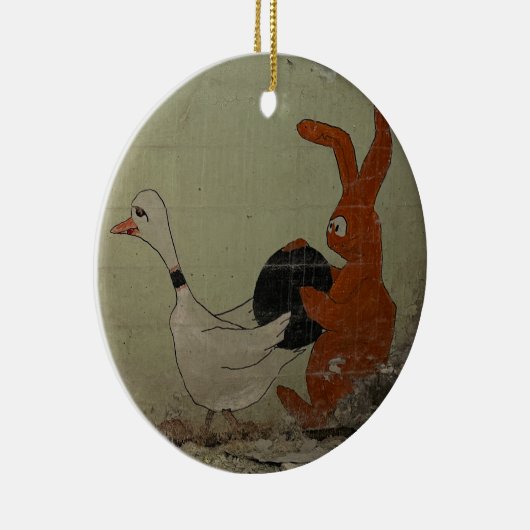 Bowling Keramisch Ornament (Rechts)