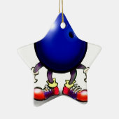 Bowling Keramisch Ornament (Rechts)