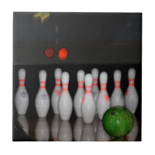 Bowling keramische tapijten tegeltje