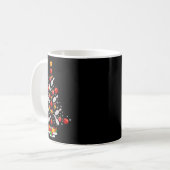 Bowling Kerstboom Grappige Bowling Lovers Novelt Koffiemok (Voorkant links)