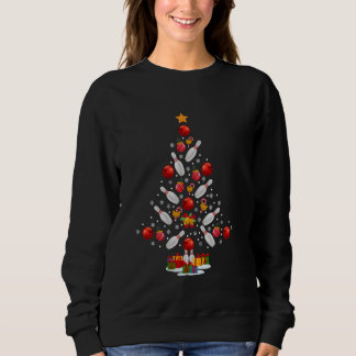 Bowling Kerstboom Grappige Bowling Lovers Novelt Trui