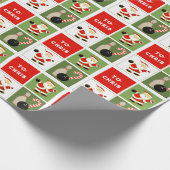 Bowling Kerstcadeau Cadeaupapier (Hoek)
