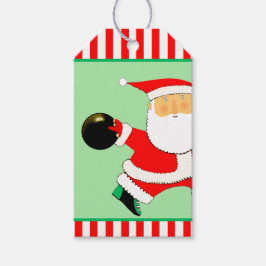Bowling Kerstcadeau Gift Tags Cadeaulabel