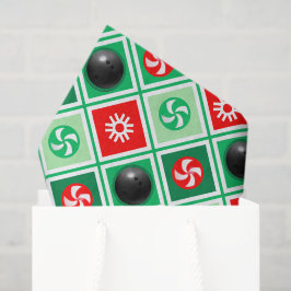 Bowling Kerstcadeau Tissuepapier