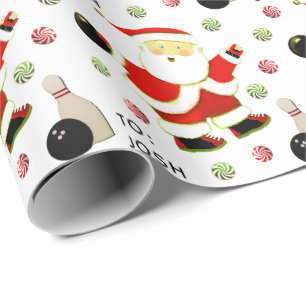 Bowling Kerstcadeau-verpakkings papier