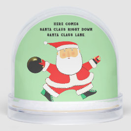 Bowling kerstfeestdag cadeau sneeuwbol