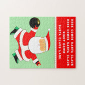 Bowling kerstfeestdag legpuzzel (Horizontaal)