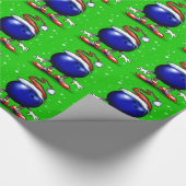 Bowling Kerstmis Cadeaupapier (Hoek)
