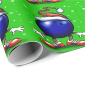 Bowling Kerstmis Cadeaupapier (Rol Hoek)