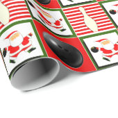 Bowling Kerstmis Cadeaupapier (Rol Hoek)
