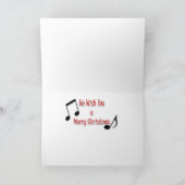 Bowling Kerstmis Feestdagen Kaart (Binnen)