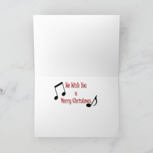 Bowling Kerstmis Feestdagen Kaart (Binnen)