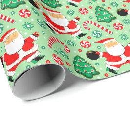 Bowling Kerstmis Kadoverpakkings Papier