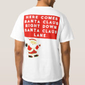 Bowling Kerstmis T-shirt (Achterkant)