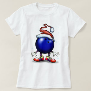 Bowling Kerstmis T-shirt
