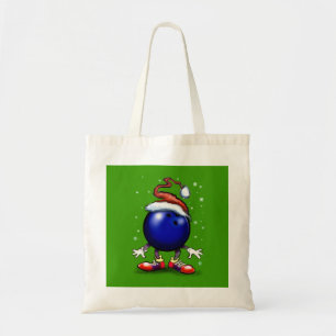 Bowling Kerstmis Tote Bag