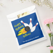 Bowling kinderen Birthday Cute Sports Bedankzakje (Gezegeld)
