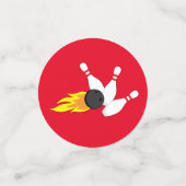 Bowling kinderen Birthday Cute Sports Confetti (Kleine voorkant)