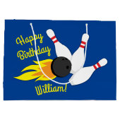 Bowling kinderen Birthday Cute Sports Groot Cadeauzakje (Achterkant)