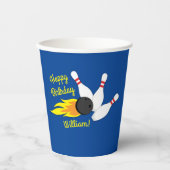 Bowling kinderen Birthday Cute Sports Papieren Bekers (Voorkant)