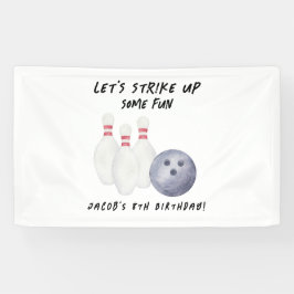 Bowling Kinderverjaardagsfeestje Spandoek