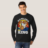 Bowling King Evolution of Man Bowling T-shirt (Voorkant volledig)