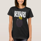 Bowling King funny Bowling King T-shirt (Voorkant)