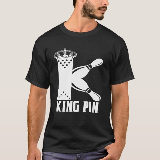 Bowling King Pin T-shirt (Voorkant)