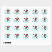 Bowling King Ronde Sticker (Vel)