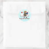 Bowling King Ronde Sticker (Tas)