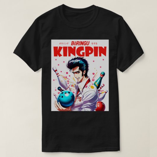 Bowling Kingpin T-shirt (Design voorkant)