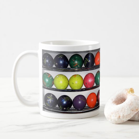 Bowling Koffie Mok (Met donut)