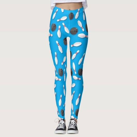Bowling Koningin  Leggings (Voorkant)