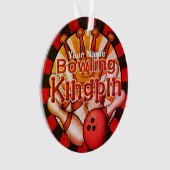 Bowling Koningspin Ornament (voorkant)