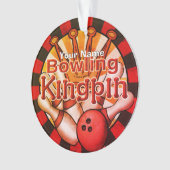 Bowling Koningspin Ornament (voorkant)