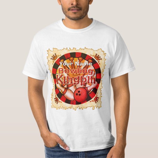 Bowling Koningspin T-shirt (Voorkant)