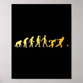 Bowling kunst voor mannen vrouwen Kinder bowler no Poster