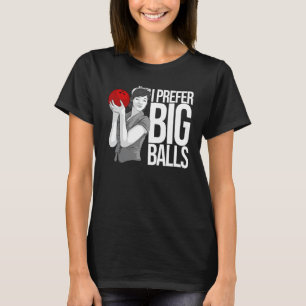 Bowling kunst voor vrouwen meisje grappig bowling  t-shirt