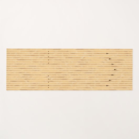 Bowling Lane/Approach Area (voor/achter) Yoga Mat (Voorkant (horizontaal))