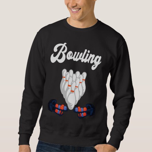 Bowling Lane Bowling Set Strike Bowling Team Bowli Trui (Voorkant)